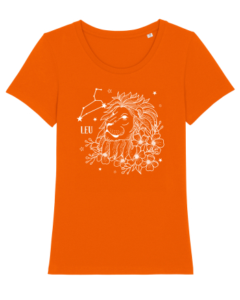 Zodiac Floral - Zodia Leu - pt culori inchise Bright Orange
