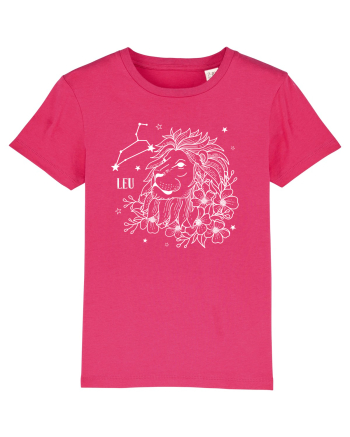 Zodiac Floral - Zodia Leu - pt culori inchise Raspberry