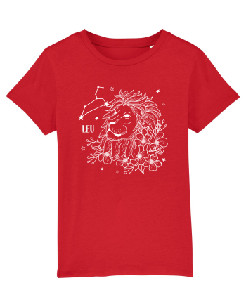 Zodiac Floral - Zodia Leu - pt culori inchise Red