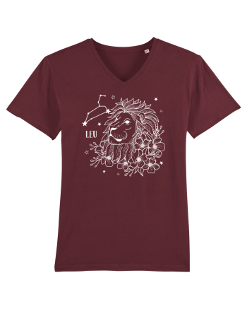 Zodiac Floral - Zodia Leu - pt culori inchise Burgundy