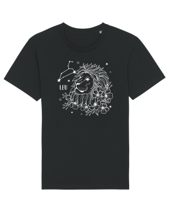 Zodiac Floral - Zodia Leu - pt culori inchise Black