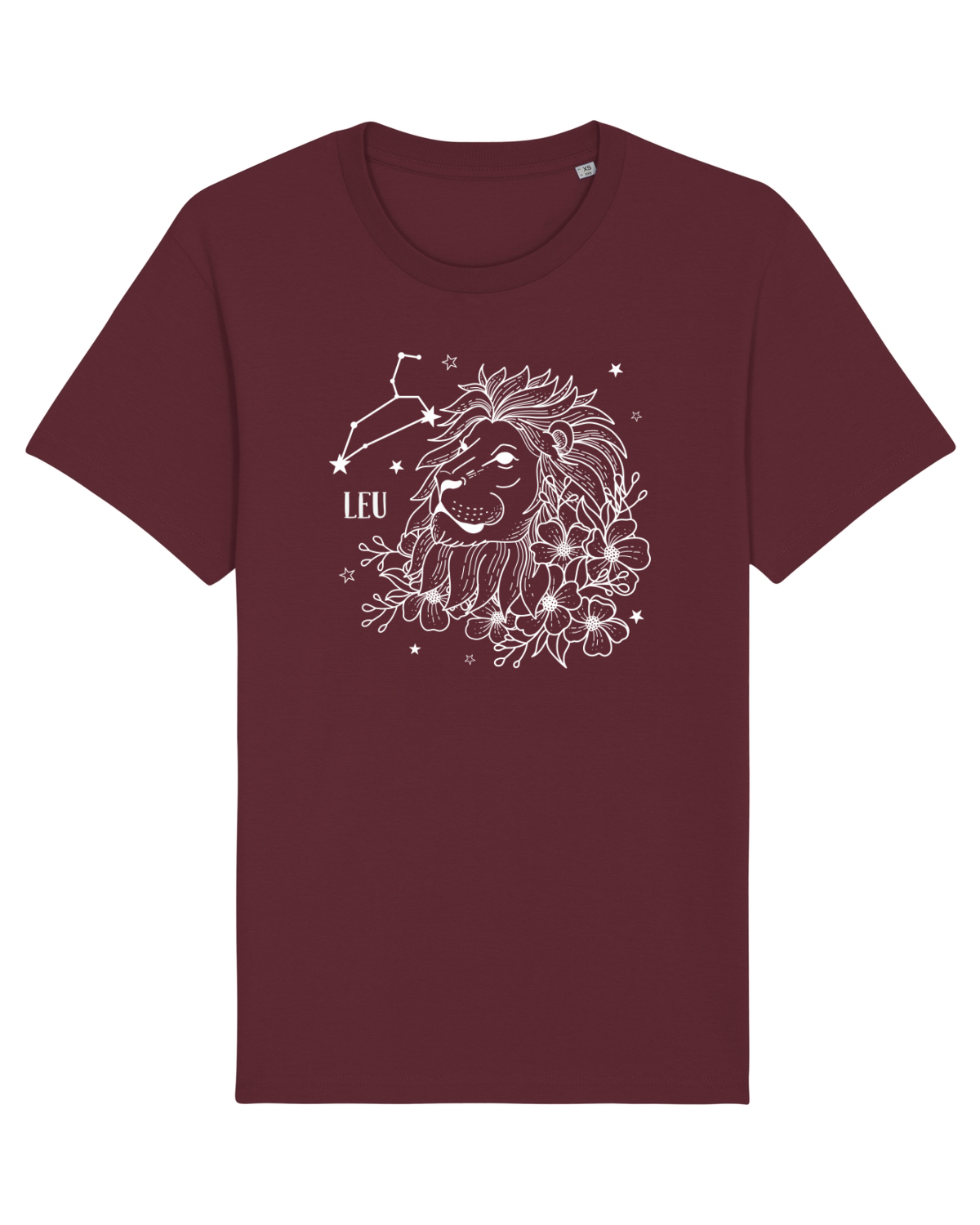 Tricou mânecă scurtă Unisex Rocker Burgundy