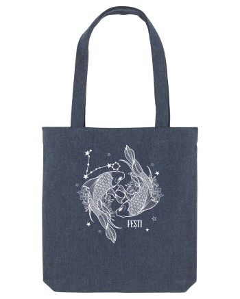 Zodiac Floral - Zodia Pești - pt culori inchise Midnight Blue