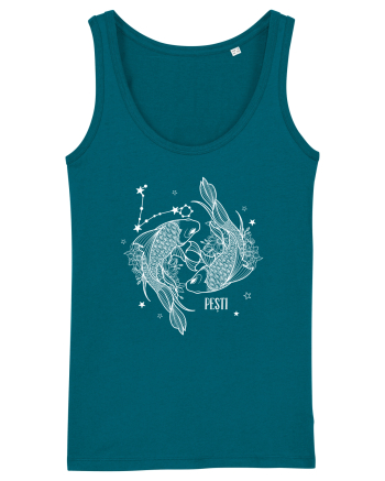 Zodiac Floral - Zodia Pești - pt culori inchise Ocean Depth