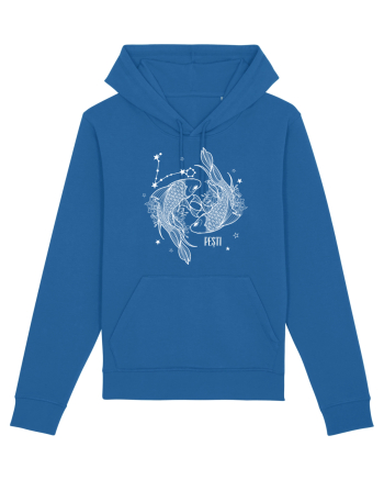 Zodiac Floral - Zodia Pești - pt culori inchise Royal Blue