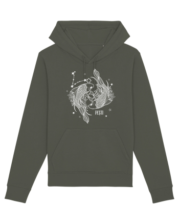 Zodiac Floral - Zodia Pești - pt culori inchise Khaki