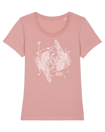 Zodiac Floral - Zodia Pești - pt culori inchise Canyon Pink