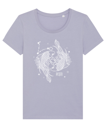 Zodiac Floral - Zodia Pești - pt culori inchise Lavender