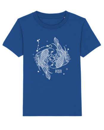 Zodiac Floral - Zodia Pești - pt culori inchise Majorelle Blue