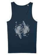 Zodiac Floral - Zodia Pești - pt culori inchise Maiou Bărbat Runs