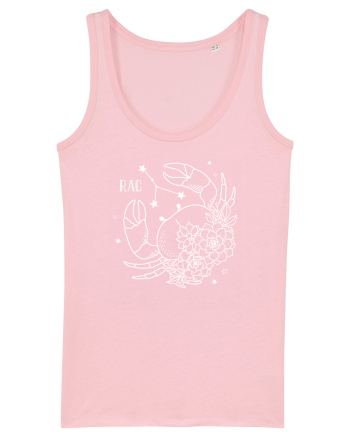 Zodiac Floral - Zodia Rac - pt culori inchise Cotton Pink