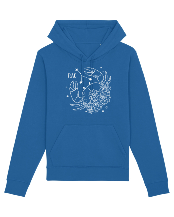 Zodiac Floral - Zodia Rac - pt culori inchise Royal Blue