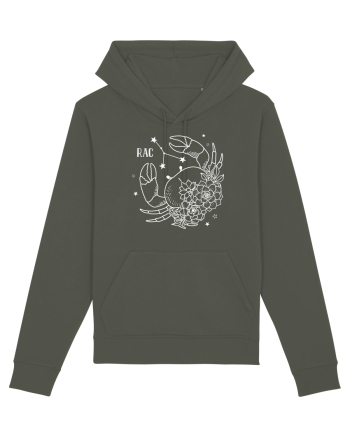 Zodiac Floral - Zodia Rac - pt culori inchise Khaki