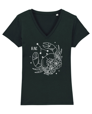 Zodiac Floral - Zodia Rac - pt culori inchise Black