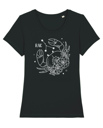 Zodiac Floral - Zodia Rac - pt culori inchise Black