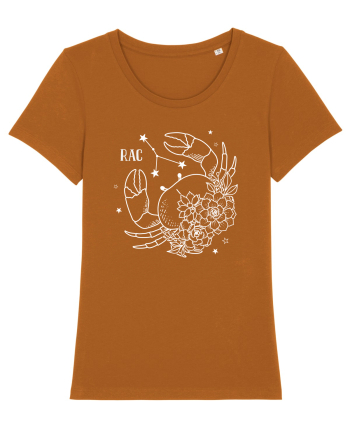 Zodiac Floral - Zodia Rac - pt culori inchise Roasted Orange
