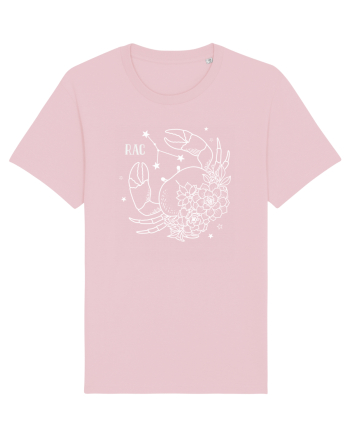 Zodiac Floral - Zodia Rac - pt culori inchise Cotton Pink