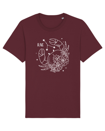 Zodiac Floral - Zodia Rac - pt culori inchise Burgundy