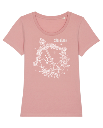 Zodiac Floral - Zodia Săgetător - pt culori inchise Canyon Pink