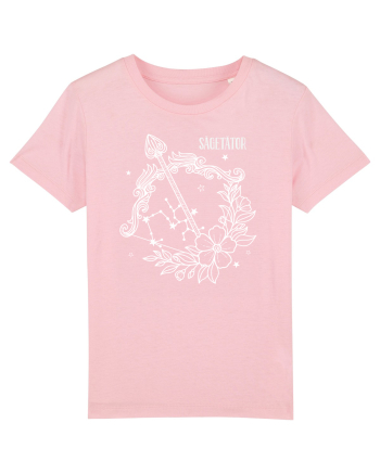 Zodiac Floral - Zodia Săgetător - pt culori inchise Cotton Pink