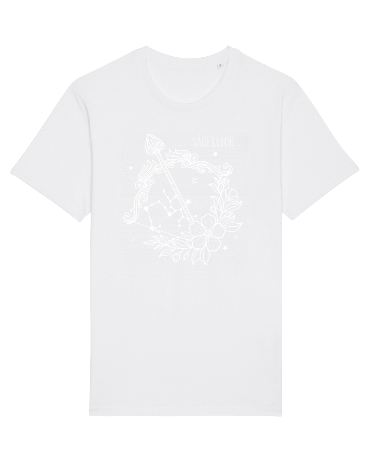 Tricou mânecă scurtă Unisex Rocker White