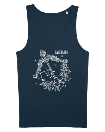 Zodiac Floral - Zodia Săgetător - pt culori inchise Navy