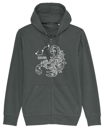 Zodiac Floral - Zodia Scorpion - pt culori inchise Anthracite