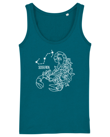 Zodiac Floral - Zodia Scorpion - pt culori inchise Ocean Depth