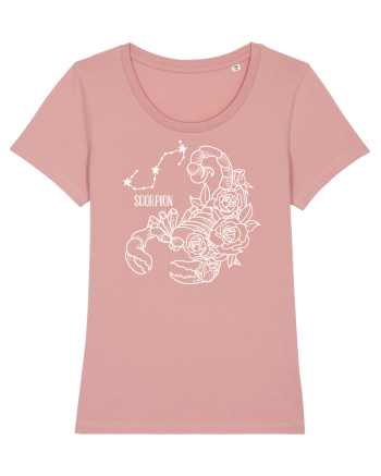 Zodiac Floral - Zodia Scorpion - pt culori inchise Canyon Pink