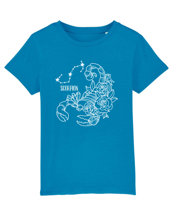 Zodiac Floral - Zodia Scorpion - pt culori inchise Azur