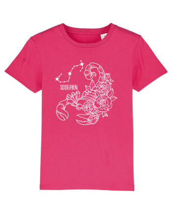 Zodiac Floral - Zodia Scorpion - pt culori inchise Raspberry