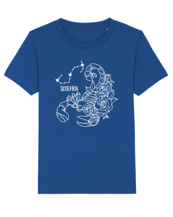 Zodiac Floral - Zodia Scorpion - pt culori inchise Majorelle Blue
