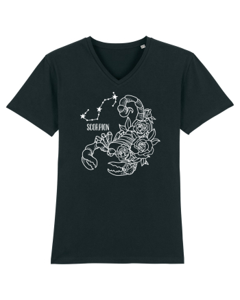 Zodiac Floral - Zodia Scorpion - pt culori inchise Black