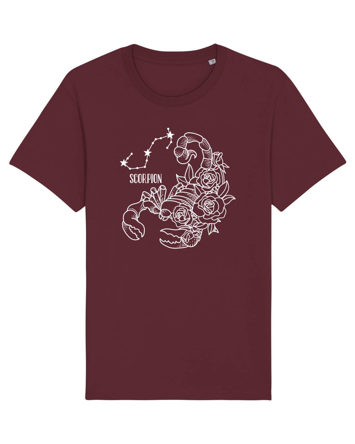 Tricou mânecă scurtă Unisex Rocker Burgundy