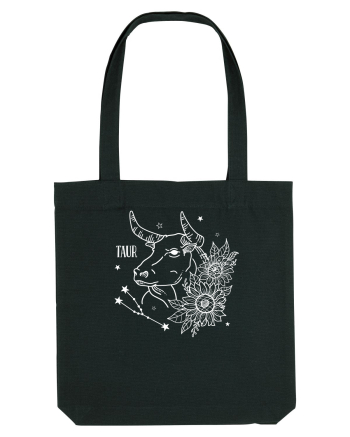 Zodiac Floral - Zodia Taur - pt culori inchise Black