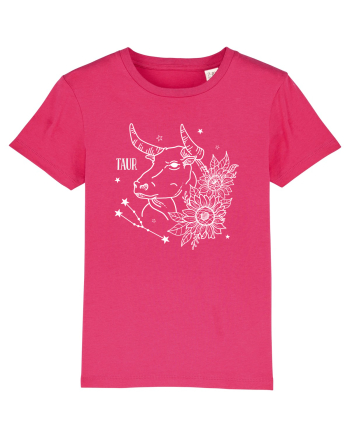 Zodiac Floral - Zodia Taur - pt culori inchise Raspberry