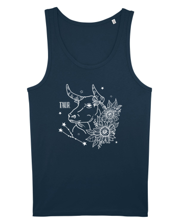 Zodiac Floral - Zodia Taur - pt culori inchise Navy