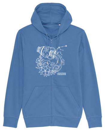 Zodiac Floral - Zodia Vărsător - pt culori inchise Bright Blue