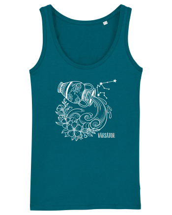 Zodiac Floral - Zodia Vărsător - pt culori inchise Ocean Depth