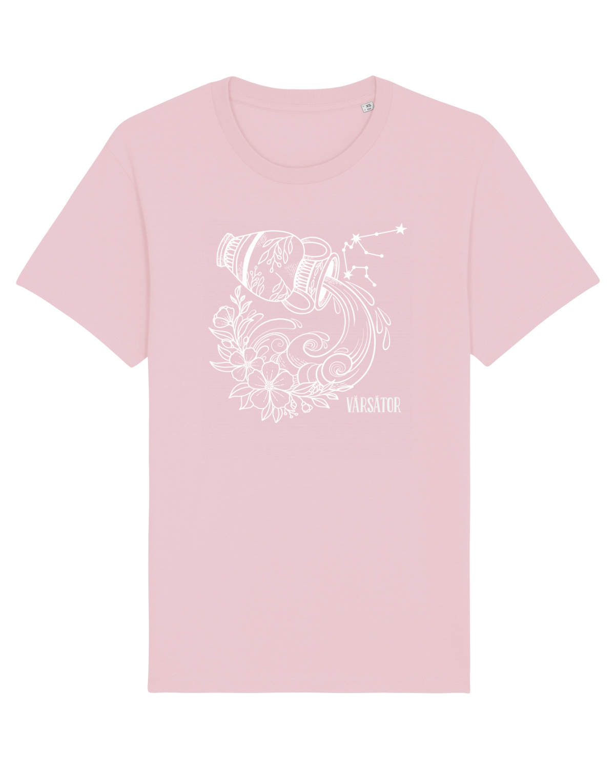 Tricou mânecă scurtă Unisex Rocker Cotton Pink