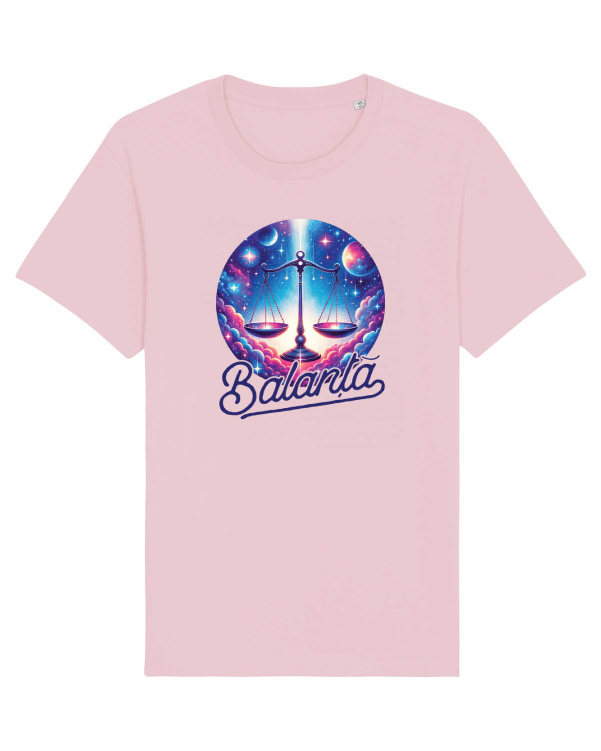 Tricou mânecă scurtă Unisex Rocker Cotton Pink