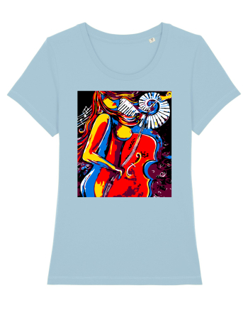 Abstract artist Sky Blue