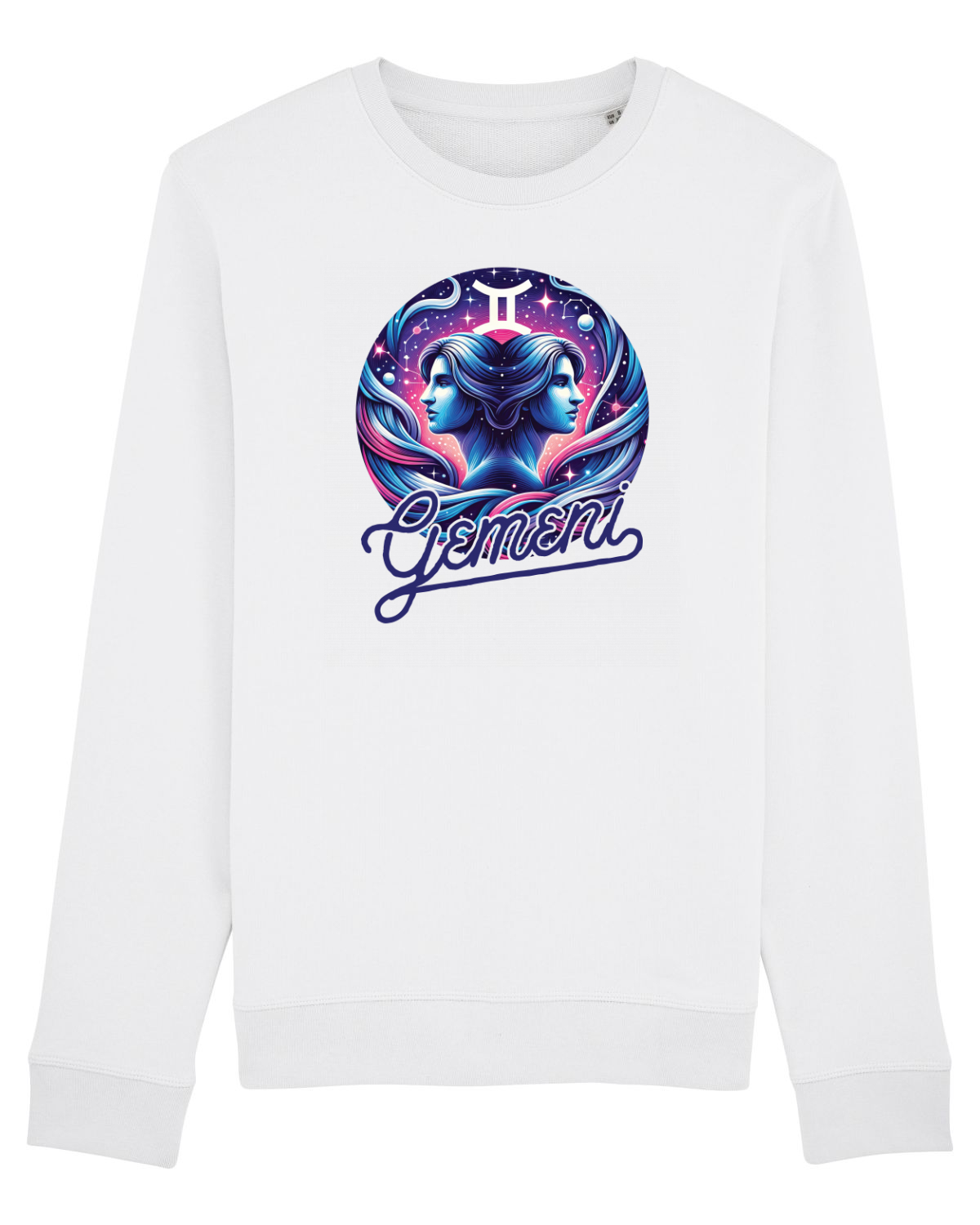 Bluză mânecă lungă Unisex Rise White
