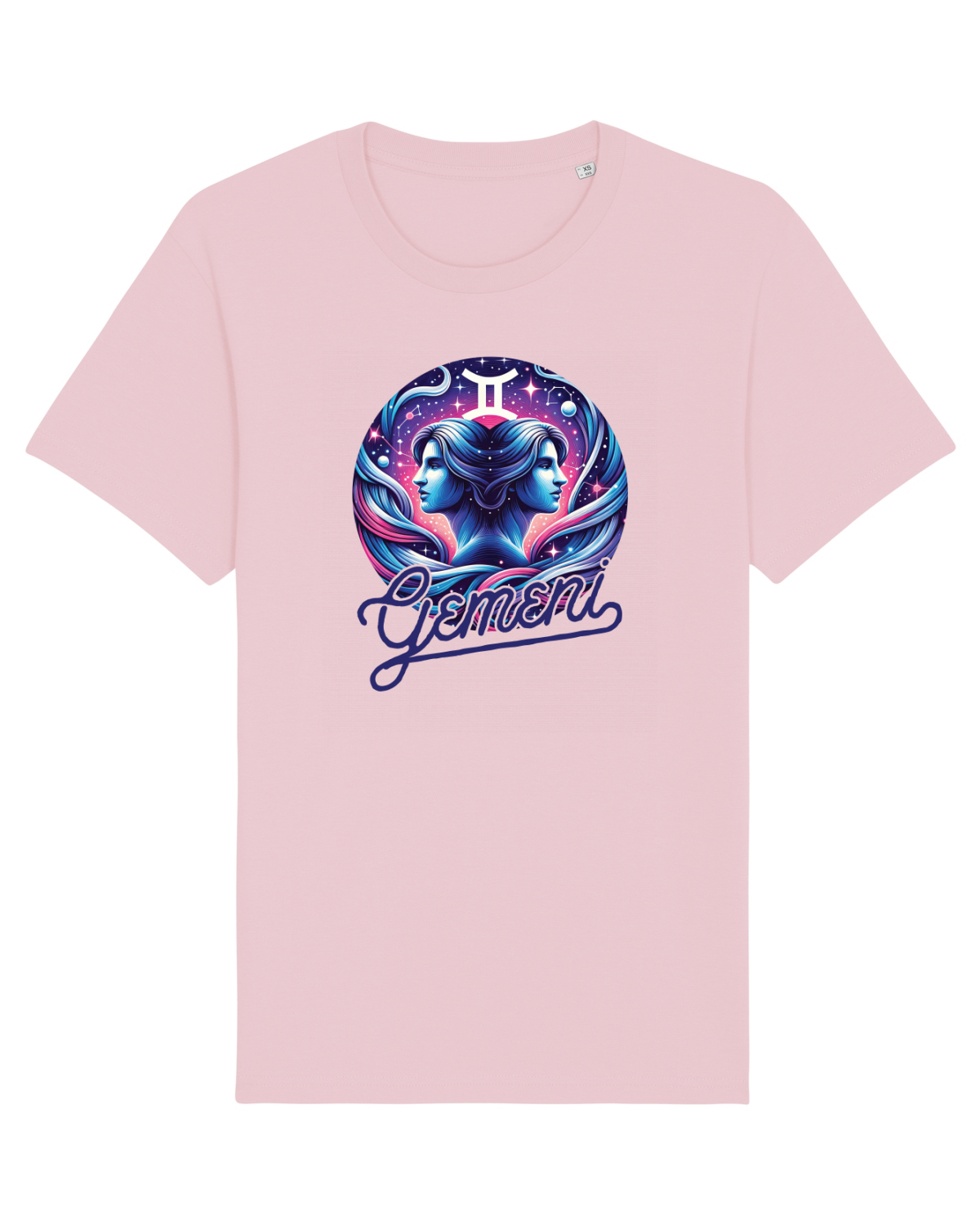 Tricou mânecă scurtă Unisex Rocker Cotton Pink