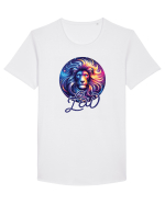 Zodia Leu - Identitatea ta cosmică Tricou mânecă scurtă guler larg Bărbat Skater