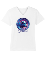 Zodia Taur - Identitatea ta cosmică Tricou mânecă scurtă guler V Bărbat Presenter