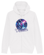 Zodia Vărsător - Identitatea ta cosmică Hanorac cu fermoar Unisex Connector