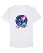 Zodia Vărsător - Identitatea ta cosmică Tricou mânecă scurtă guler larg Bărbat Skater