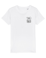 Zodiac elegant și minimalist - Zodia Balanță Tricou mânecă scurtă  Copii Mini Creator