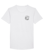 Zodiac elegant și minimalist - Zodia Berbec Tricou mânecă scurtă guler larg Bărbat Skater